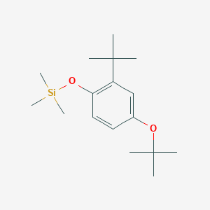 (4-tert-Butoxy-2-tert-butylphenoxy)(trimethyl)silane