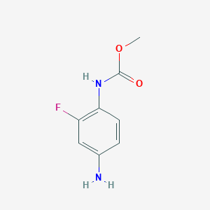 molecular formula C8H9FN2O2 B1453730 methyl N-(4-amino-2-fluorophenyl)carbamate CAS No. 1094107-83-1