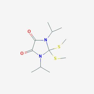 2,2-Bis(methylsulfanyl)-1,3-di(propan-2-yl)imidazolidine-4,5-dione