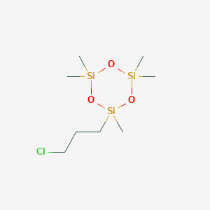 2-(3-Chloropropyl)-2,4,4,6,6-pentamethyl-1,3,5,2,4,6-trioxatrisilinane