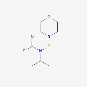 [(Morpholin-4-yl)sulfanyl]propan-2-ylcarbamyl fluoride