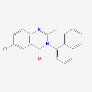 6-Chloro-2-methyl-3-(naphthalen-1-yl)quinazolin-4(3H)-one