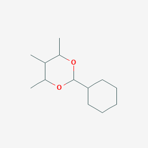 2-Cyclohexyl-4,5,6-trimethyl-1,3-dioxane