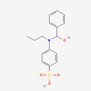 4-{[Hydroxy(phenyl)methyl](propyl)amino}benzene-1-sulfonic acid