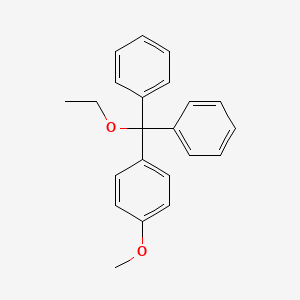 1,1'-[Ethoxy(4-methoxyphenyl)methylene]dibenzene