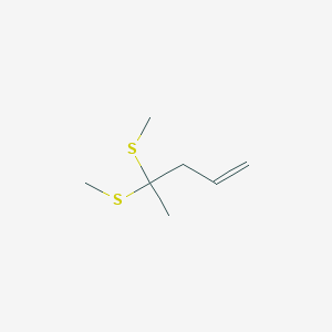 4,4-Bis(methylsulfanyl)pent-1-ene