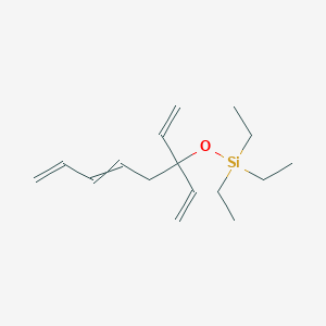 [(3-Ethenylocta-1,5,7-trien-3-yl)oxy](triethyl)silane