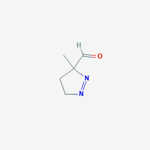 3-Methyl-4,5-dihydro-3H-pyrazole-3-carbaldehyde