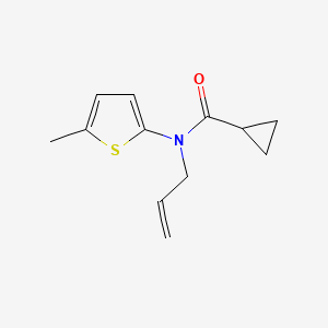 N-(5-Methylthiophen-2-yl)-N-(prop-2-en-1-yl)cyclopropanecarboxamide