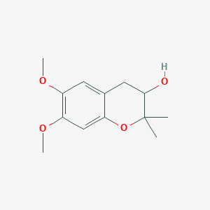 6,7-Dimethoxy-2,2-dimethyl-3,4-dihydro-2H-1-benzopyran-3-ol