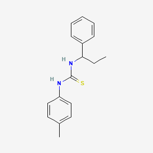 N-(4-Methylphenyl)-N'-(1-phenylpropyl)thiourea