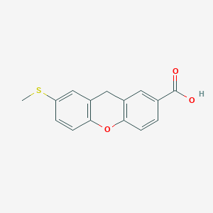 7-(Methylsulfanyl)-9H-xanthene-2-carboxylic acid