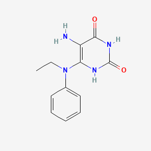 5-Amino-6-(ethyl(phenyl)amino)pyrimidine-2,4(1H,3H)-dione