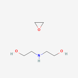 2-(2-Hydroxyethylamino)ethanol;oxirane