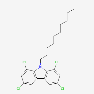 1,3,6,8-Tetrachloro-9-decyl-9H-carbazole