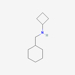 molecular formula C11H21N B1453762 N-(cyclohexylmethyl)cyclobutanamine CAS No. 1247428-90-5