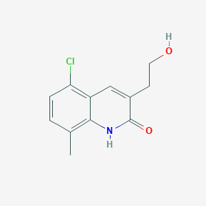 5-Chloro-3-(2-hydroxyethyl)-8-methylquinolin-2(1H)-one