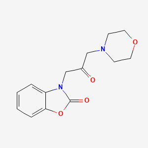 3-[3-(Morpholin-4-yl)-2-oxopropyl]-1,3-benzoxazol-2(3H)-one