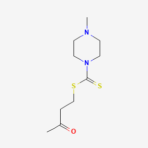 3-Oxobutyl 4-methylpiperazine-1-carbodithioate