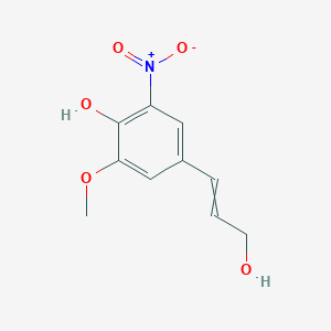 4-(3-Hydroxyprop-1-en-1-yl)-2-methoxy-6-nitrophenol