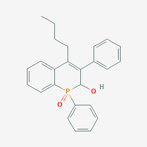 4-Butyl-2-hydroxy-1,3-diphenyl-1,2-dihydro-1lambda~5~-phosphinolin-1-one