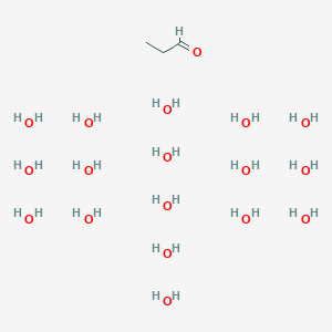 Propanal;heptadecahydrate