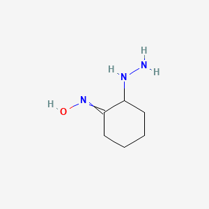 N-(2-Hydrazinylcyclohexylidene)hydroxylamine