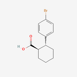 (1R,2R)-2-(4-bromophenyl)cyclohexane-1-carboxylic acid