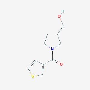B1453779 (3-(Hydroxymethyl)pyrrolidin-1-yl)(thiophen-3-yl)methanone CAS No. 1249443-27-3