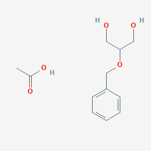 Acetic acid;2-phenylmethoxypropane-1,3-diol