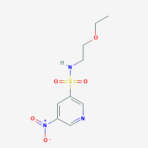 N-(2-Ethoxyethyl)-5-nitropyridine-3-sulfonamide