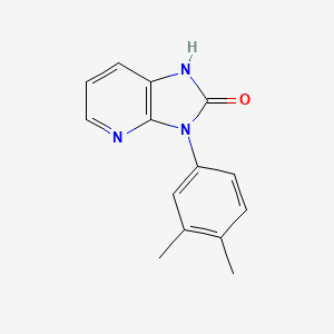 3-(3,4-Dimethylphenyl)-1,3-dihydro-2H-imidazo[4,5-b]pyridin-2-one