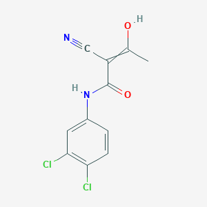 2-Cyano-N-(3,4-dichlorophenyl)-3-hydroxybut-2-enamide