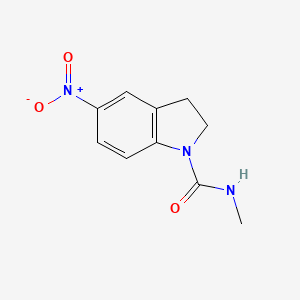 N-Methyl-5-nitro-2,3-dihydro-1H-indole-1-carboxamide