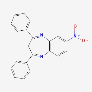 7-Nitro-2,4-diphenyl-3H-1,5-benzodiazepine