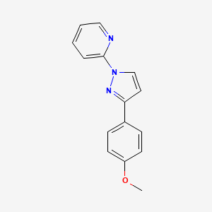 2-[3-(4-Methoxyphenyl)-1H-pyrazol-1-yl]pyridine