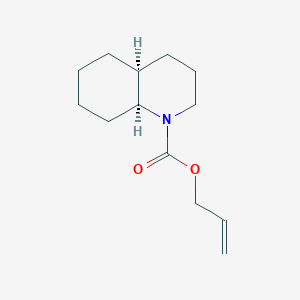 Prop-2-en-1-yl (4aS,8aS)-octahydroquinoline-1(2H)-carboxylate