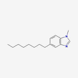 1-Methyl-5-octyl-1H-benzimidazole