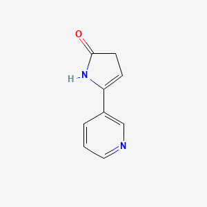 5-(Pyridin-3-yl)-1,3-dihydro-2H-pyrrol-2-one