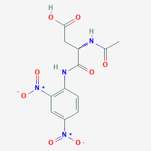 N~2~-Acetyl-N-(2,4-dinitrophenyl)-L-alpha-asparagine