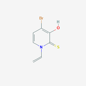 4-Bromo-1-ethenyl-3-hydroxypyridine-2(1H)-thione