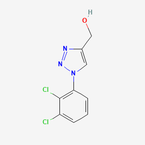 molecular formula C9H7Cl2N3O B1453788 [1-(2,3-二氯苯基)-1H-1,2,3-三唑-4-基]甲醇 CAS No. 1249409-41-3