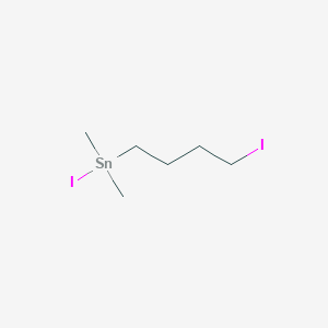 Iodo(4-iodobutyl)dimethylstannane