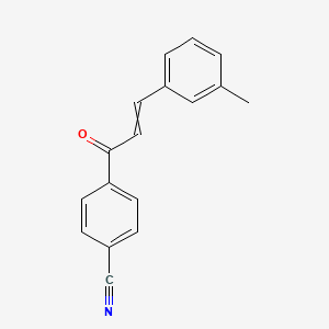 Benzonitrile, 4-[3-(3-methylphenyl)-1-oxo-2-propenyl]-