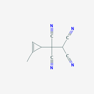 1-(2-Methylcycloprop-2-en-1-yl)ethane-1,1,2,2-tetracarbonitrile