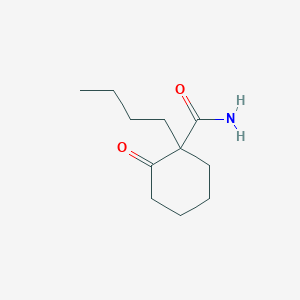 1-Butyl-2-oxocyclohexane-1-carboxamide