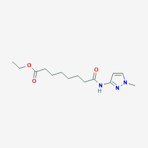 Ethyl 8-[(1-methyl-1H-pyrazol-3-yl)amino]-8-oxooctanoate