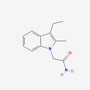 2-(3-Ethyl-2-methyl-1H-indol-1-yl)acetamide