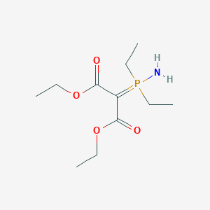 Diethyl [amino(diethyl)-lambda~5~-phosphanylidene]propanedioate