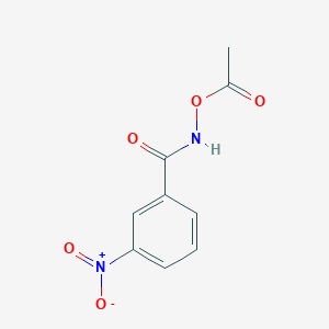 N-(Acetyloxy)-3-nitrobenzamide